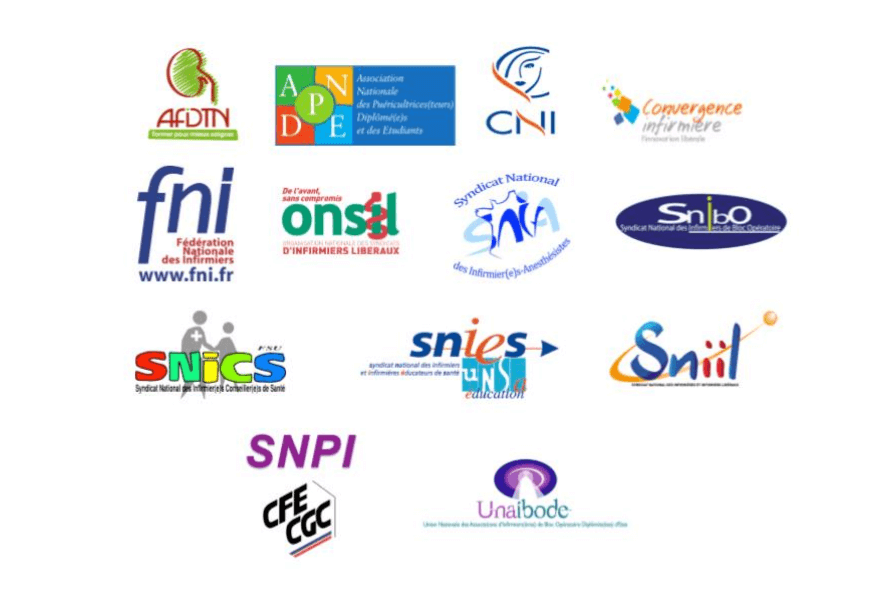 Logos des organisations infirmières 2018
