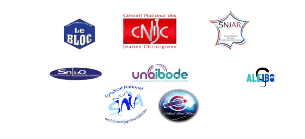 logos des organisation de personnel de bloc opératoire
