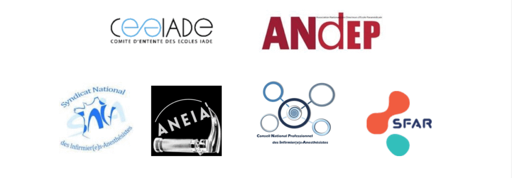 logos des instances signataires 
