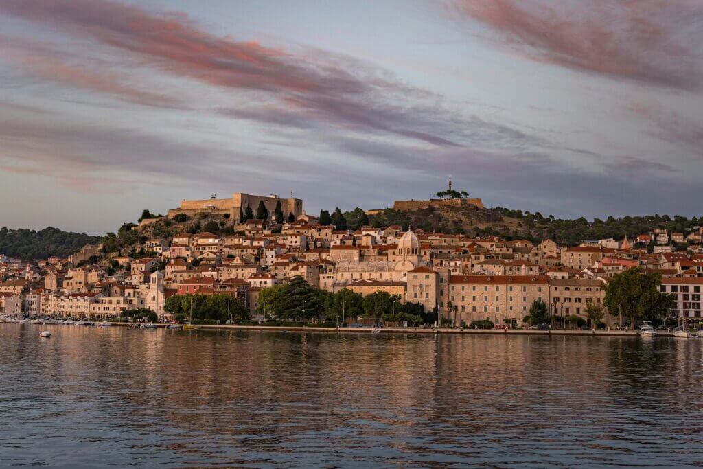Sibenik vue de la mer