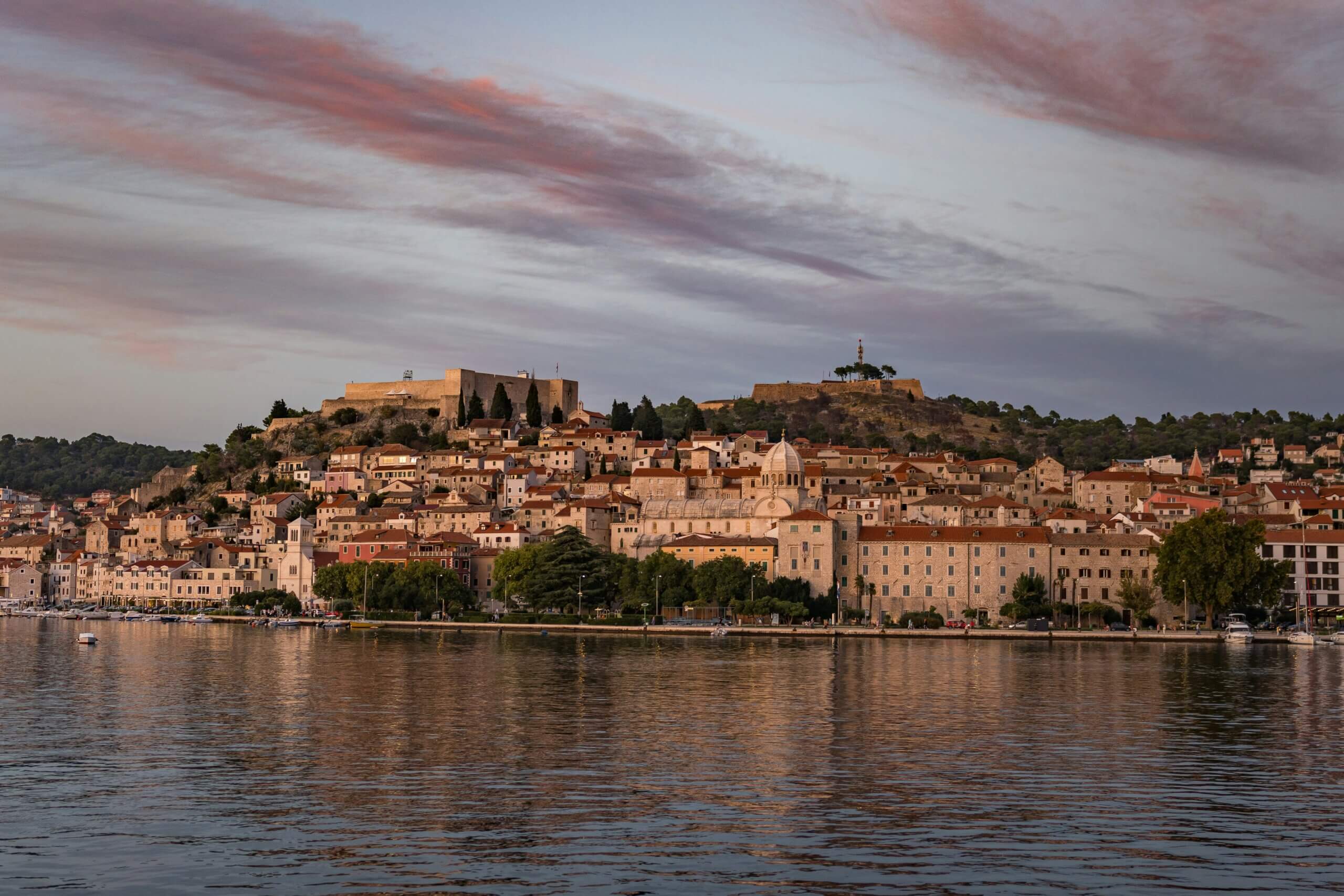 Sibenik vue de la mer