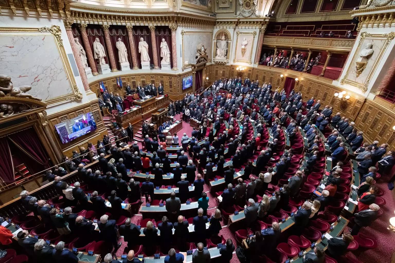 Hémicycle du sénat plein