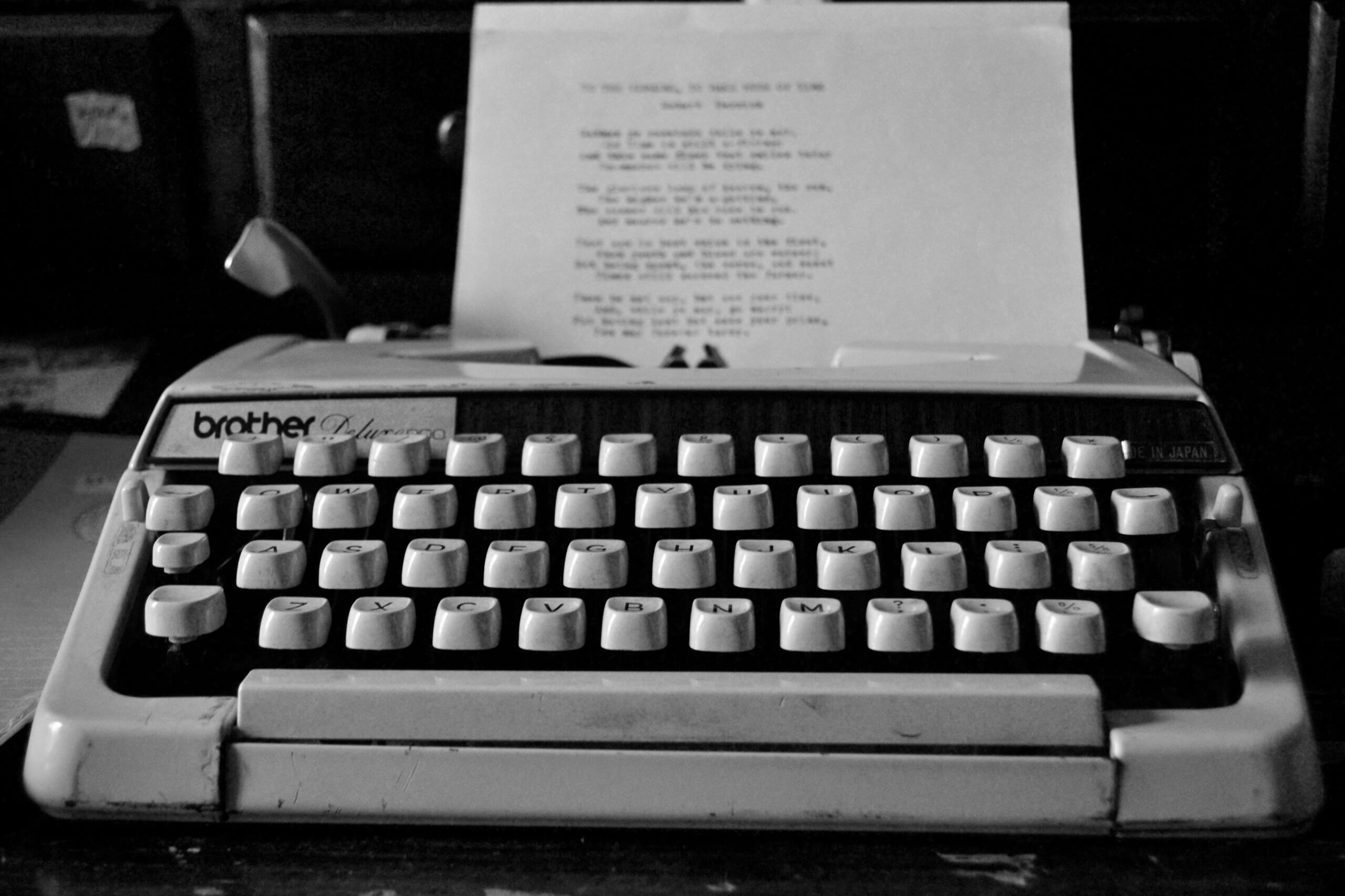 Machine à écrire
