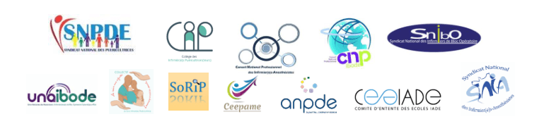 logos des instances d'infirmiers spécialisés